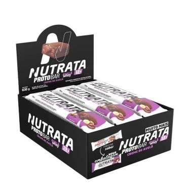 Imagem de Proto Bar Sabor Avelã Whey 9 Unidades de 70g Nutrata-Unissex
