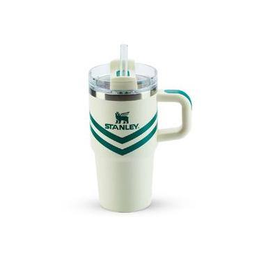 Imagem de COPO QUENCHER STANLEY COM ALÇA 591ML EM AÇO INOX CREAM CHEVRON 08767-00