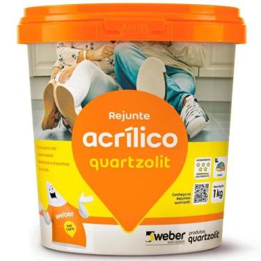Imagem de Rejunte Acrílico Corda 1kg - Quartzolit