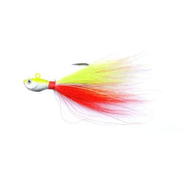 Imagem de Isca Pro-Tsuri Jig Bucktail 2/0 11g - Fundo, Vermelho, Verde
