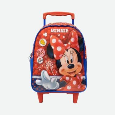 Imagem de Mochila Infantil De Rodinhas Minnie Xeryus, Vermelho