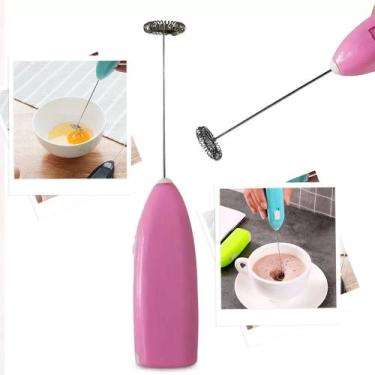 Imagem de Mixer Elétrico Mini Misturador Batedor Para Claras de Ovos Leite Café 