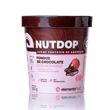 Imagem de Pasta de amendoim proteica - NUTDOP - Elemento Puro, Fondue de chocola