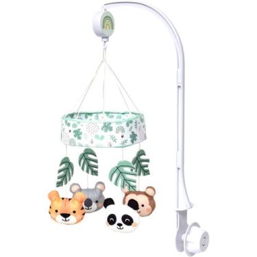 Imagem de Móbile Musical Selvinha Buba Giratório Bebê Animais Boho
