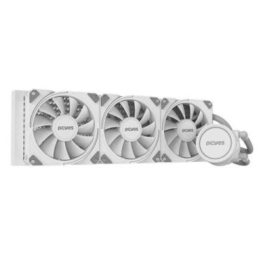 Imagem de Water Cooler PCYes Sangue Frio 3, 360mm, AMD/Intel, Branco - WCSF3360W