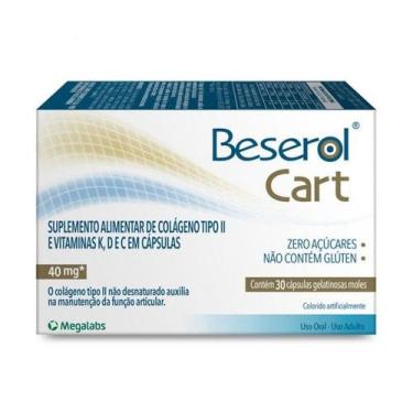 Imagem de Colágeno Não Hidrolisado Tipo II Beserol Cart 30 cápsulas - MEGALABS