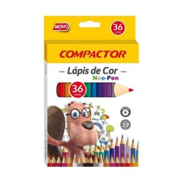Imagem de Lápis de Cor Compactor Neo Pen 36 Cores