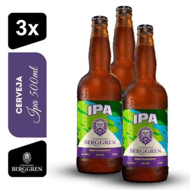 Imagem de Cerveja IPA Berggren 500ml Kit 3 unidades - Cervejaria Berggren