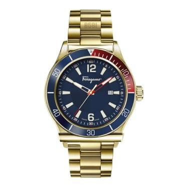 Imagem de Salvatore Ferragamo Relógio masculino Collection Luxury, Ouro amarelo IP - SFYK01322, OS, Ferragamo 1898 Sport