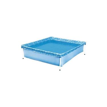 Imagem de Piscina Estrutural c/ Lona em PVC Azul 400 Litros - Mor