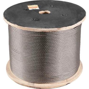 Imagem de Cabo De Aço Inox Vonder 9,53 Mm 3/8" 6 X 19s Alma De Aço Aa Trd 352059