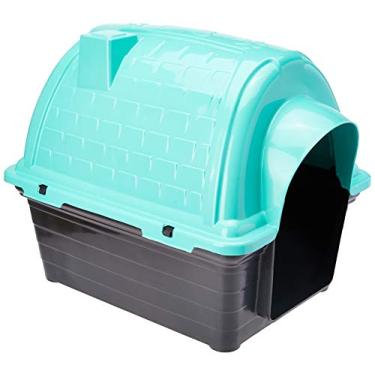 Imagem de Furacão Pet Iglu Casinha de Plástico para Cães, Verde, 1