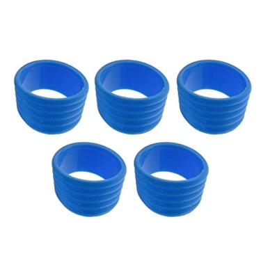 Imagem de DYNWAVE 5 Peças Elástico para Raquete de Badminton com Alça de Silicone, Azul