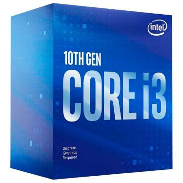 Imagem de Processador Intel Core I3-10105F 3.70GHz (4.4GHz Turbo) Quad Core LGA1200 6MB Cache - BX8070110105F