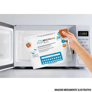 Imagem de Saquinhos Para Esterilizar No Microondas Peças Bb157 Multikids