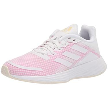 Imagem de adidas Women's Duramo SL Running Shoe, White/White/Screaming Pink, 9.5