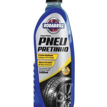 Imagem de Pneu Pretinho Rodabrill 500Ml Para Carro Moto