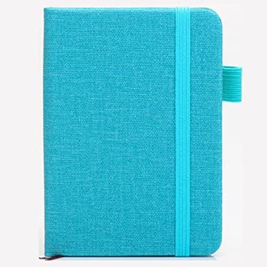 Imagem de A7 mini notebook portátil bloco de notas PU capa diário livro de palavras escrito à mão bloco de notas escritório estudante papelaria escolar, A8