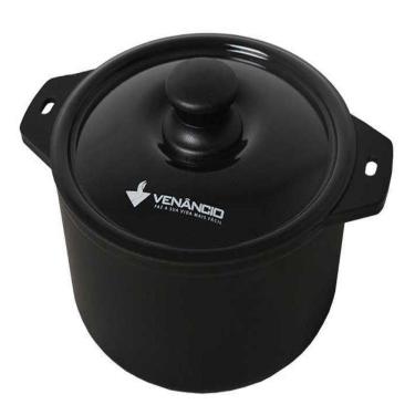 Imagem de Panela De Ferro Fundido Tampa Preta 280x115 Met. Met. Venâncio