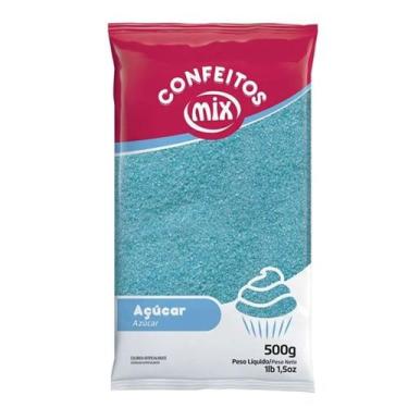 Imagem de Confeito Açúcar Cristal Azul 500G Mix