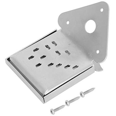 Imagem de Tablero de tracción de cable de mandolina, accesorios de instrumentos musicales exquisitos de acero tipo curvatura para mandolina 8, 10 12 cuerdas de bucle(prata QB12)