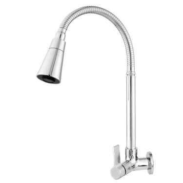 Imagem de Torneira Cozinha Parede Gourmet Cônico Cromado 1168 C-65