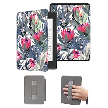 Imagem de Capa protetora de 15 cm para Kindle 11ª geração lançada em 2022 - Capa durável com alça automática despertar/hibernar e de mão (não serve para Kindle Paperwhite 11ª)