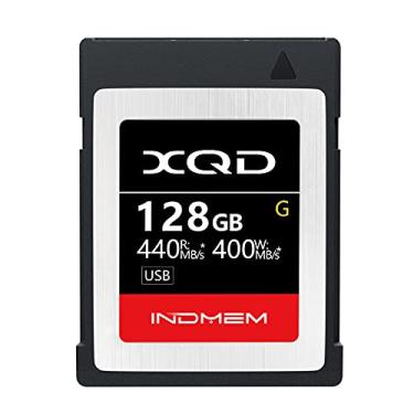 Imagem de Cartão de memória XQD 128 GB, cartão de memória flash MLC XQD resistente de alta velocidade série G | leitura máxima 440 MB/s, gravação máxima 400 MB/s