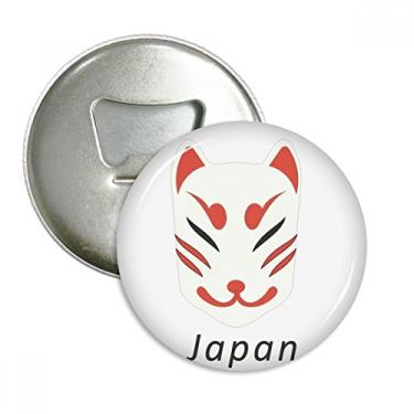 Imagem de Tradicional Japonês Local Raposa Abridor de Garrafas Imã de Geladeira Emblema Multifuncional