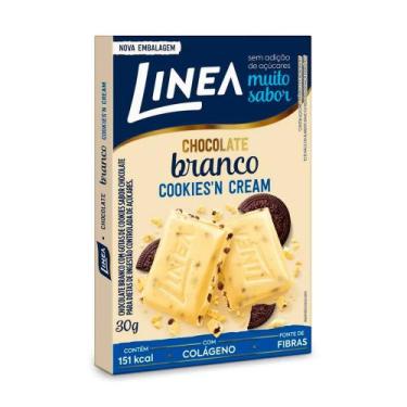 Imagem de Chocolate Branco Linea Cookies'n Cream 30G - Línea