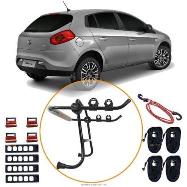 Imagem de Suporte Transbike Porta Malas Fiat Bravo Para Até 2 Bikes