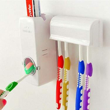 Imagem de Aplicador de Creme Dental + Suporte Protetor de Escovas Marca: Toothpaste Touch Me