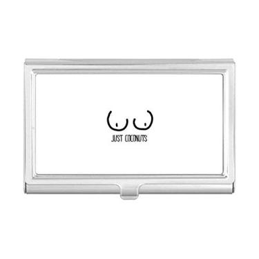 Imagem de Just Coconuts – Porta-cartões de visita com desenho divertido