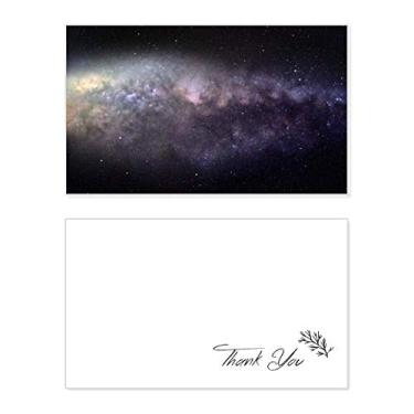 Imagem de Padrão elíptico de nebulosa cósmica, cartão de agradecimento, papel de aniversário, agradecimento de casamento