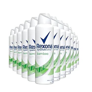 Imagem de Kit Desodorante Aerosol Rexona Bamboo 150ml/90g - 12 Unidades