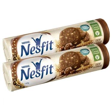 Imagem de Kit 2X Biscoito Nesfit Sabor Cacau E Cereais - Nestlé 160G
