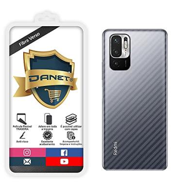 Imagem de Pel�cula Fibra De Carbono Gel Flex�vel Traseira Verso Xiaomi Redmi Note 10 5G com Tela de 6.5" polegadas - Prote��o Que Adere E Cobre Toda A Parte Traseira do Aparelho - Danet