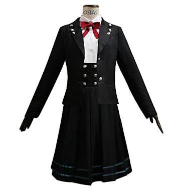 Imagem de OSIAS Tsumugi Shirogane Fantasia Cosplay Anime Estilo Campus Japonês (XGG)