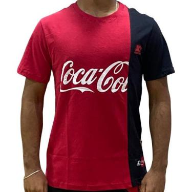 Imagem de Camiseta Starter Especial Collab Coca Cola Cut Colors T979a Vermelho.