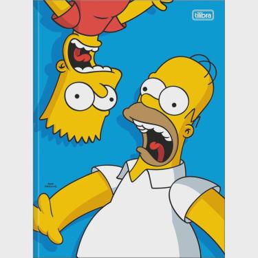 Imagem de Caderno Brochurão Simpsons 80 Folhas - Tilibra