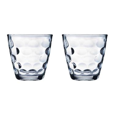 Imagem de Jogo Copos Vidro Redondo Bangkok 2 Peças Transparente 250ML