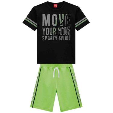 Imagem de Conjunto Kyly Camiseta E Bermuda Moletom Sporty Spirit