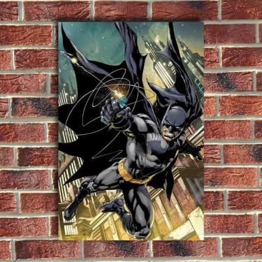 Imagem de Placa Decorativa Comic Batman 40X60Cm
