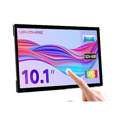 Imagem de Waveshare 10.1inch Capacitive Touch Screen LCD (E) 1024×600 Resolution HDMI IPS 10-Points Touch Fully Laminated Screen Supports Raspberry Pi Jetson Nano and PC