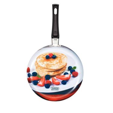 Imagem de Tapioqueira/Panquequeira 22Cm Misto Aluminio Com Revestimento Antiaderente E Silicone