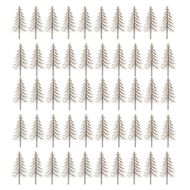 Imagem de Tachiuwa 50 pçs modelo árvore diy artesanato modelo trem dioramas para acessórios de construção mesa areia arquitetura modelo trem ferrovia, 10 cm de Altura