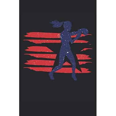 Imagem de Boxer flag femmina boxer bella boxe femminile: Questo quaderno boxer conterrà tutti i tuoi appunti dall'allenamento di boxe e la tua passione per la boxe su 120 pagine in formato pocket book 6 * 9.