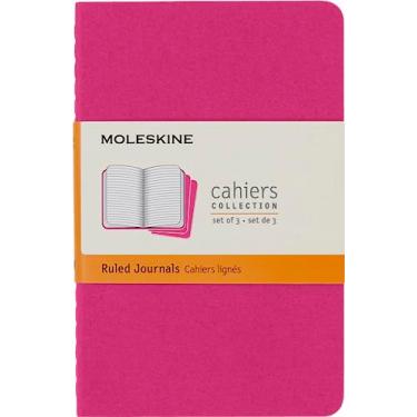 Imagem de Moleskine Cahier Journal, Pocket, Ruled, Kinetic Pink (3.5 x 5.5)