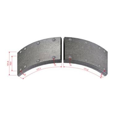 Imagem de LONA FREIO DIANTEIRO 0812T STD