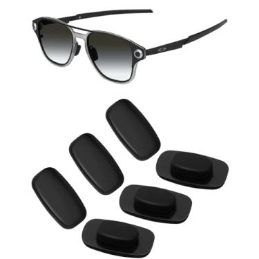 Imagem de Mryok 3 pares de protetores nasais de substituição para óculos de sol Oakley Latch Alpha & Lugplate - Preto